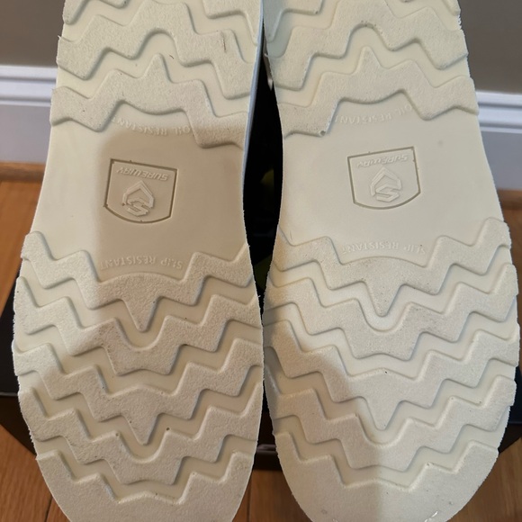 Sureway Men's Leather Boots Sz10 Waterproof Slip Resistant Oil Resistant Brown - Picture 7 of 12